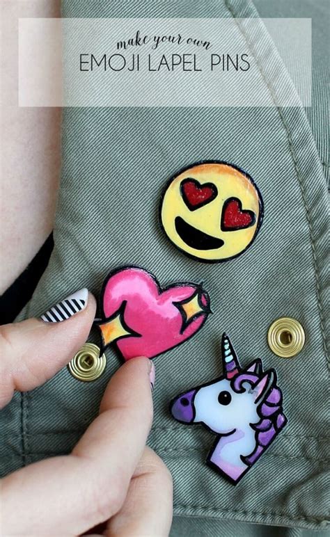 The 11 Best Shrink Plastic Crafts With Images Emoji Craft Emoji Pin
