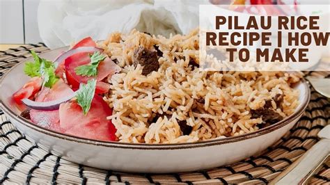East African Swahili Pilau Rice Recipe How To Make YouTube