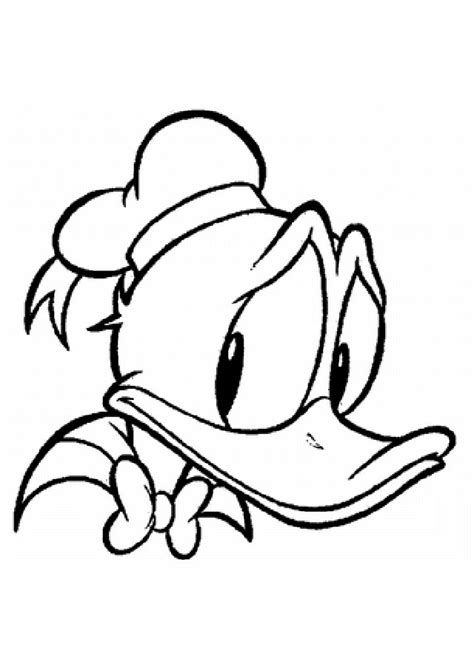 Coloriage Donald Duck gratuit à imprimer