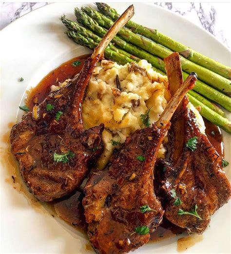 Menu was limited to a selection of steak, surf and turf, or salmon. Pineapple ginger lamb 😋 | Easy dinner recipes, Dinner ...