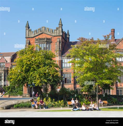 Newcastle University Campus Newcastle Upon Tyne England Uk Stock