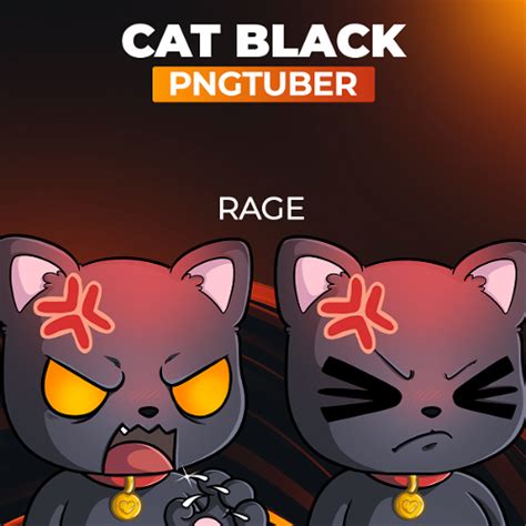 Animated Cat Black Vtuber Models Own3d