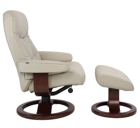 Fjords Leather Norwegian Ergonomic Scandinavian Lounge Reclining Chair