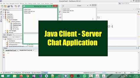 Java Client Server GUI Chat Application Using TCP Socket