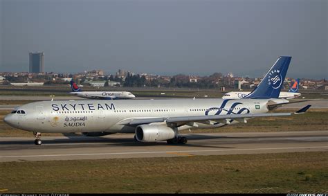 Airbus A330 343 Skyteam Saudia Saudi Arabian Airlines Aviation