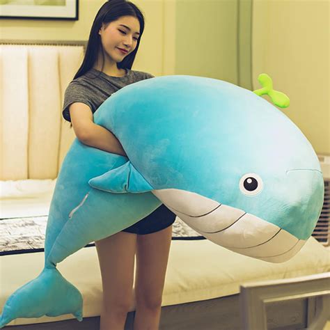 Giant Whale Plushies Whale Plush Toy Sleeping Pillow Doll Etsy