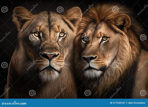 Majestic Lions In Their Natural Habitat Perfect For Wildlife Posters