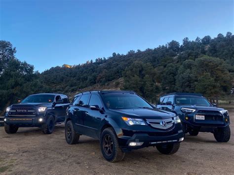 Lifted Acura Mdx On 33” Off Road Wheels And Overland Style Mods