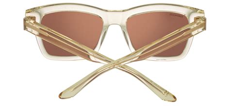 Serengeti Winona Sunglasses Shiny Crystal Champagne Drivers Gold Mirror Polarised