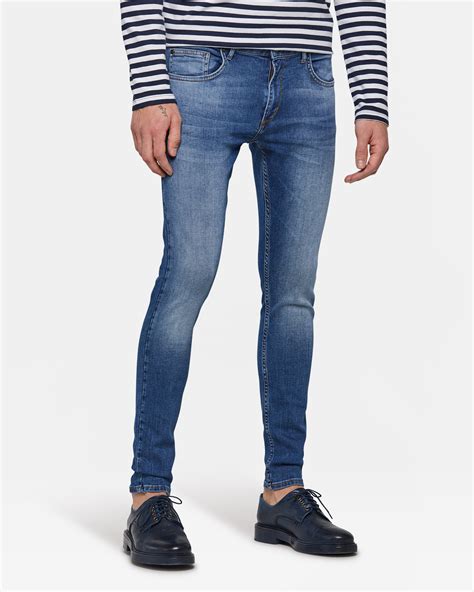 heren super skinny comfort stretch tapered jeans 94703139 0793 we fashion
