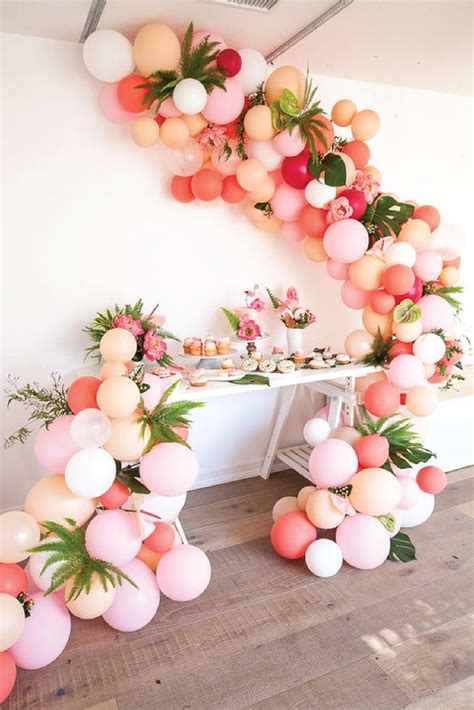16 Balloon Garland Party Ideas Birthday Balloon Decorations Wedding