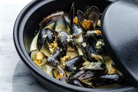 Recette moules sans vin blanc sans alcool marinières crème rocquefort