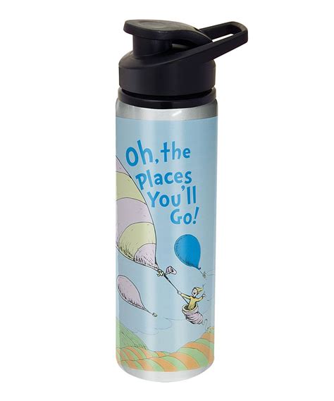 Dr Seuss Oh The Places Water Bottle On Zulily Bottle Water