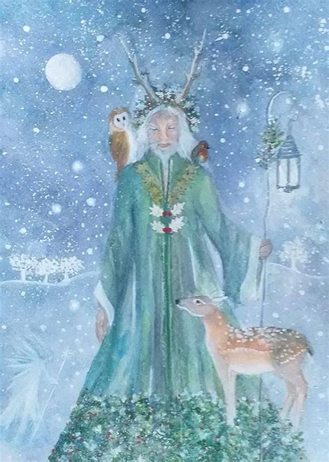 Pin By 🧚‍♂️ Snowwolf🧚‍♂️ On Elaine Bailey Whimsical Art Solstice Art