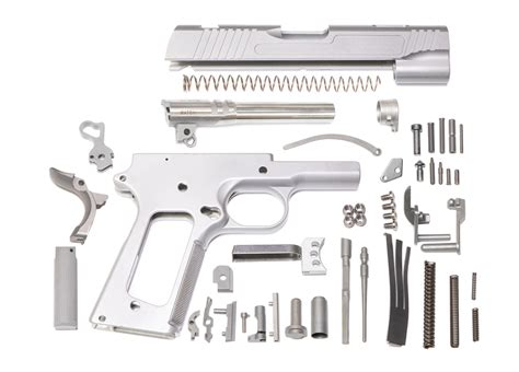 1911 80 Officer Build Kit 35 45 Aluminum Frame Checkered Grip Novak