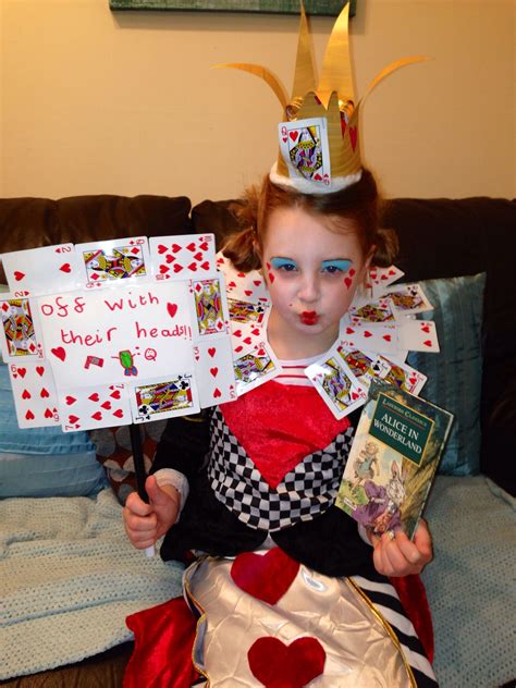 The Queen Of Hearts Fancy Dress Costume World Book Day World Book