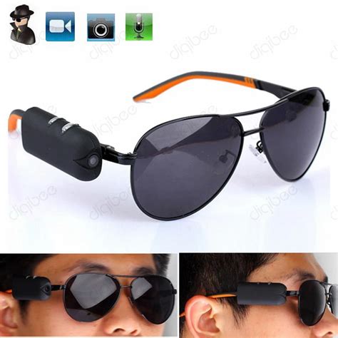 new wearable sport camera hd 1080p eyewear video recorder sunglasses with detachable camera mini