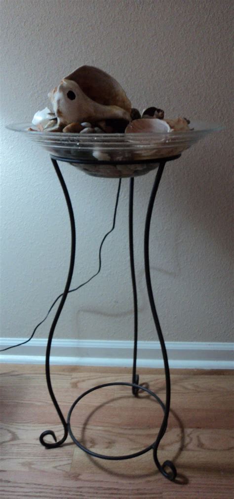 A small tabletop fountain adds a nice water element to your home. Doberman's by the Sea: DIY indoor water fountain