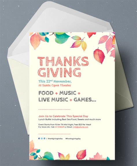 30 Beautiful Happy Thanksgiving Cards Free Psd Vector Ai Eps