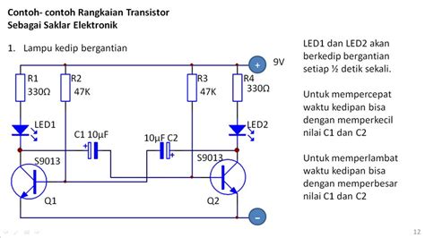 Rangkaian Saklar Elektronik Menggunakan Transistor Niguru Indonesia