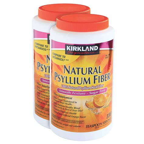 Kirkland Signature Natural Sugar Free Psyllium Fiber 360 Doses