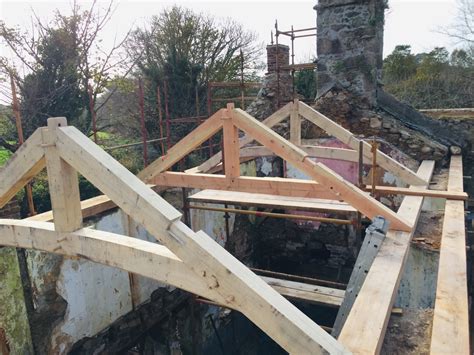 Replacing The Roof Trusses On A Listed Cornish