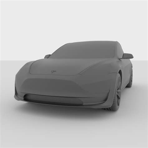 3d Datei Tesla Model 3 For 3d Printing Kostenlos・3d Druck Vorlage Zum