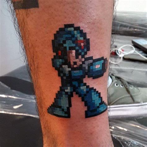 50 Megaman Tattoo Designs For Men Video Game Ink Ideas