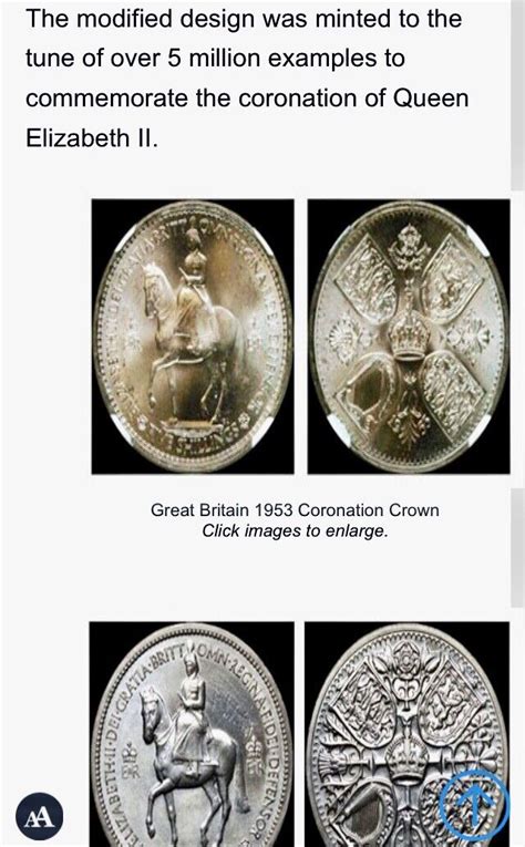 Vip 1953 Great Britain 5 Shillings Elizabeth Ii Coronation Crown Km894