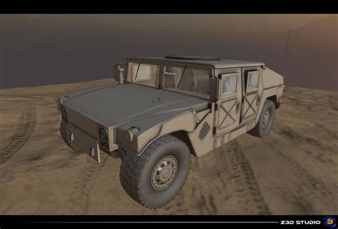 D Model Realtime Offroad Humvee Cgtrader My Xxx Hot Girl