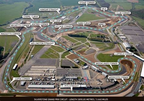 Silverstone Race Track Heart Of England