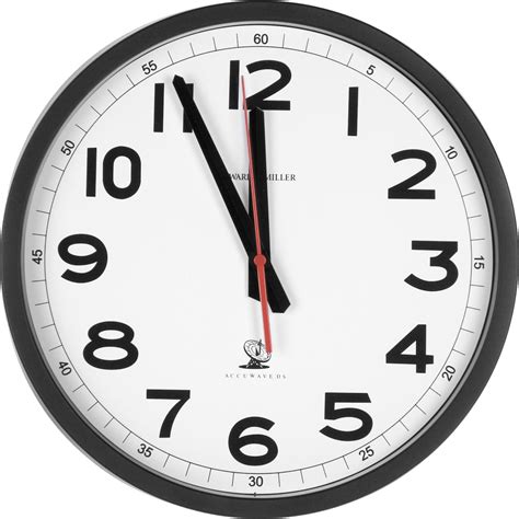 Black Wall Clock Time Png Png Mart