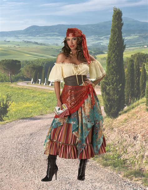 International Costumes Adult Genie Sexy Gypsy Halloween