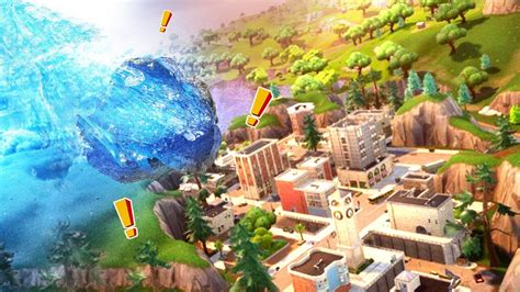 A Giant Comet Is Going To Destroy Tilted Towers Fortnite Battle