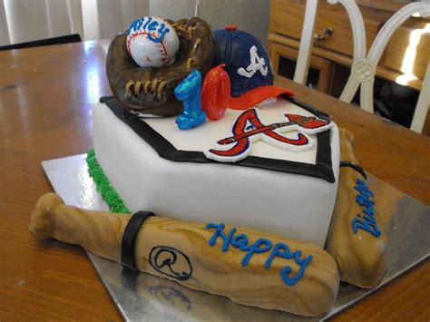 Cake hag is a couture cake art studio that specializes in creating beautiful, delicious and unique wedding cakes. Atlanta Braves Birthday Cake - CakeCentral.com