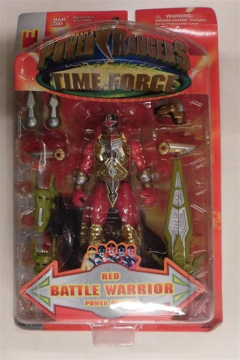 Bandai Pr Time Force Power Rangers Time Force Red Battle Warrior