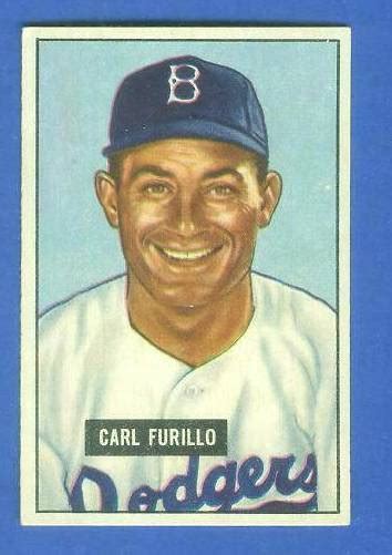 1951 Bowman 81 Carl Furillo Brooklyn Dodgers