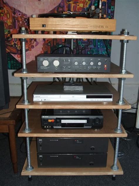 Audio Shelf Systems Industrial Wall Shelf