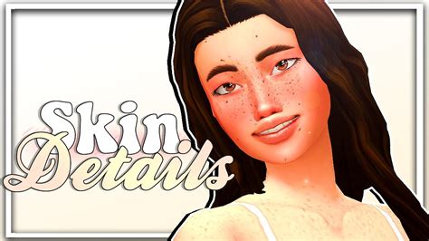 The Sims 4 Maxis Match Skin Details Collection Freckles Skins