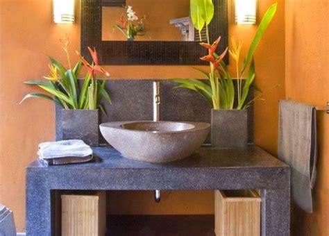 Hot Summer Trend 25 Dashing Powder Rooms With Tropical Flair Decoist