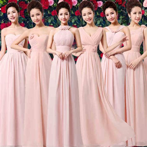Passionate about fashion and accessories. Dusty Pink Chiffon Bridesmaid Dress Cheap Floor length ...