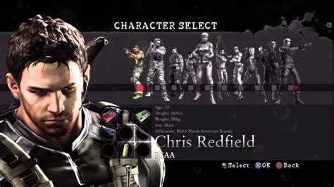 Resident Evil 5 Versus Characters Youtube