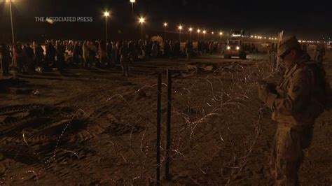 Migrants Await At Mexico Us Border As Title 42 Ends