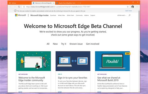 Chromium Microsoft Edge Beta For Windows 10 Leaked