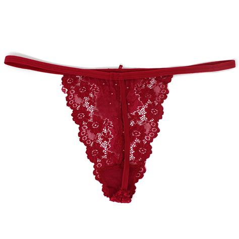 Pack Womens Stretch Lace Thongs Sexy T String Lingerie Underwear Ebay