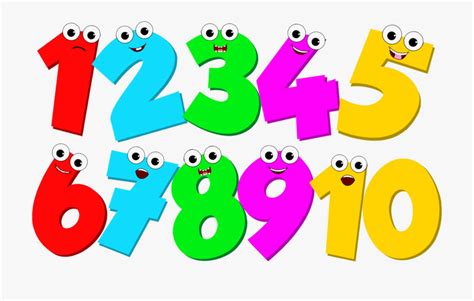 Download numbers images and photos. 1 To 10 Numbers Transparent Free Png - Children Numbers ...