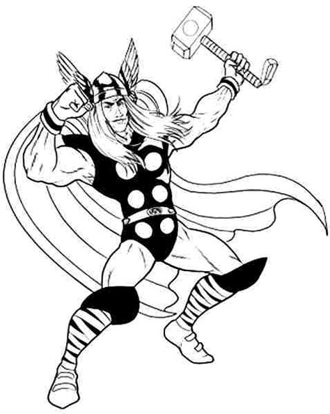 Dibujos De Thor Superh Roes Para Colorear P Ginas The Best Porn