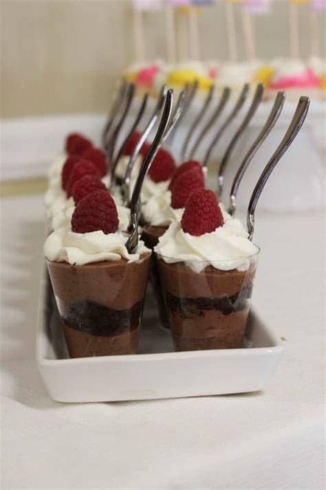Harness the sweet taste of summer with this simple raspberry trifle. 15 Delicious Shot Glass Wedding Dessert Ideas | Wedding ...