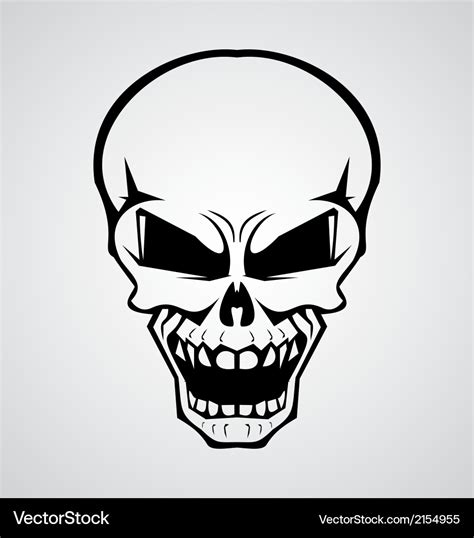 Skull Design Royalty Free Vector Image Vectorstock