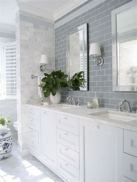 Glass, travertine, marble, porcelain #subwaytile. Pin by BlackBerry on Hampton Style | Bathroom tile designs ...